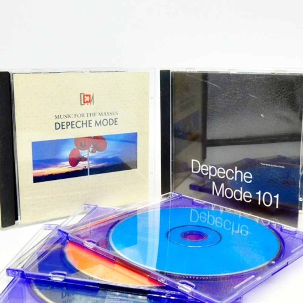 Depeche Mode CD Lot Music For The Masses 101 The Singles 86/98 & PRO-CD-9497 4 B